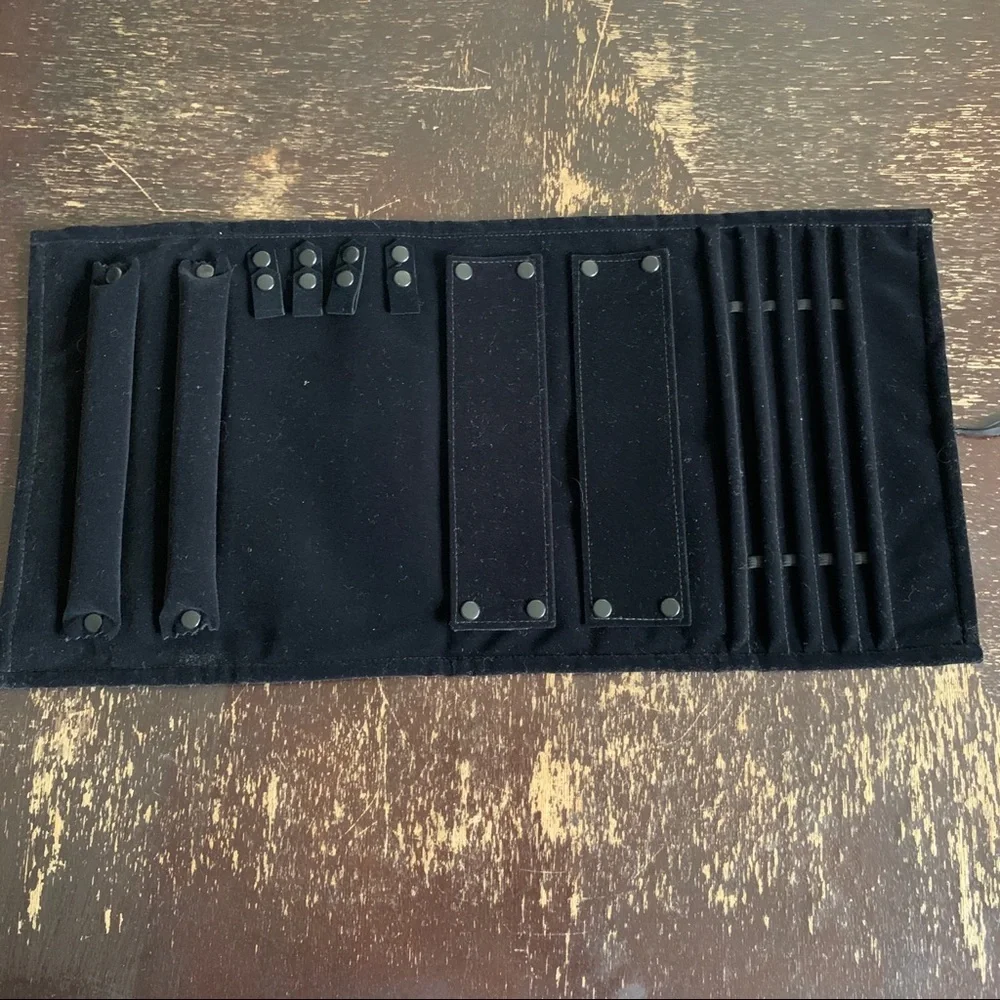 Zebra print jewelry roll - Picture 2 of 5